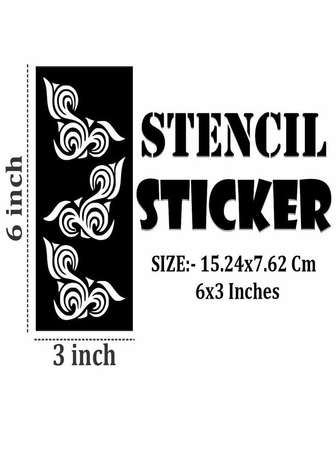 ORDERSHOCK Safe and Artistic Mehndi Design Sticker That Encourages Drawing Practice - Image 4
